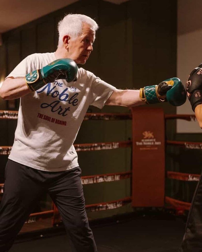 Panama Green Bag Gloves worn in training